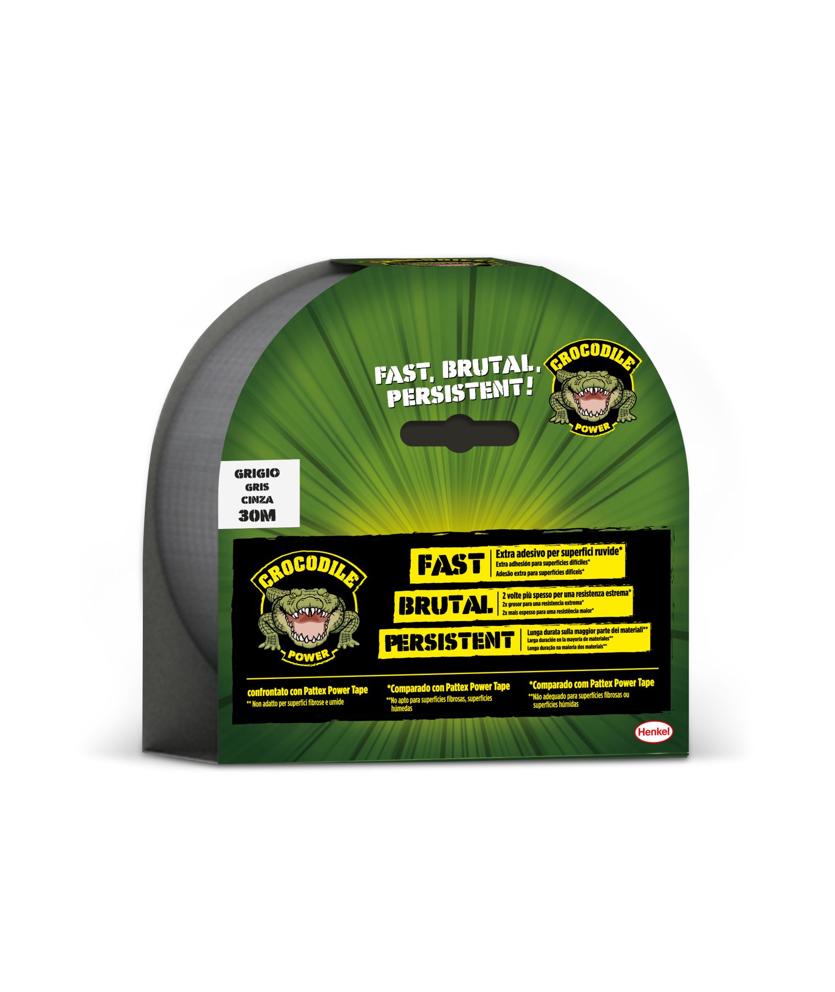 Pattex Adventure Cinta Gris 20m